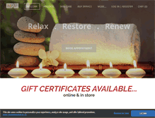 Tablet Screenshot of massageandunwind.com